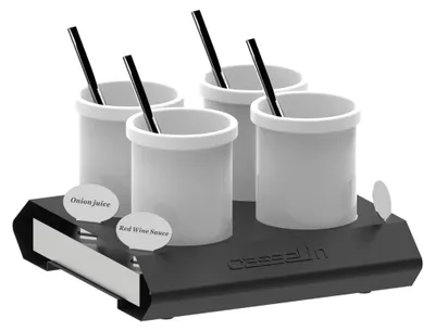 Image de Support à Sauces Réfrigéré Eutectique Gn 1/2 - Casselin
