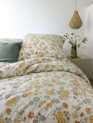 Produktbild von Irisette GmbH & Co. KG Edel-Feinbiber Bettwäsche Set Koala 8629 Farbe gold Größe 155x200+80x80