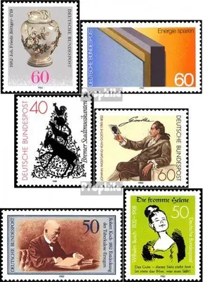 Produktbild von Briefmarken BRD (BR.Deutschland) 1982 Mi 1118,1119,1120,1121, 1122,1129 (kompl.Ausg.) gestempelt 300.Geburtstag von Böttger
