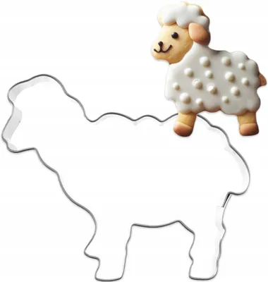Produktbild von Orion Ausstecher Lamm 7cm für Kekse und Lebkuchen aus Edelstahl