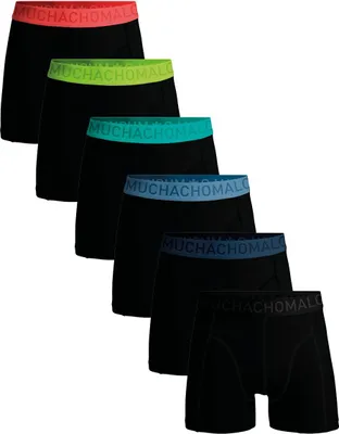 Produktbild von Muchachomalo Herren Boxershorts – 6er Pack – Microfaser & Stretch – Leichte Sport-Unterwäsche – Größe L - U-MICROFIB1010-170