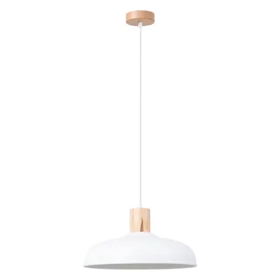 Obrázok produktu pre Závesné svietidlo INDY biele 1xE27 15W oceľ 120x38x38cm Sollux Lighting