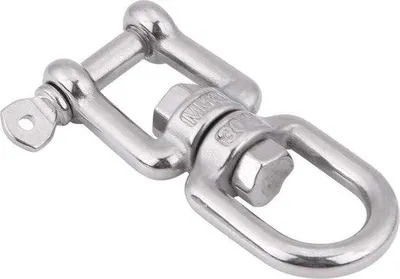 Obrázek produktu pro Otočný čep z nerezové oceli 304 (6 mm) – otočný čep s otočným kroužkem.