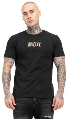 Zdjęcie produktu dla Herren T-Shirt normale Passform KILAAS Black/Yellow S BENLEE