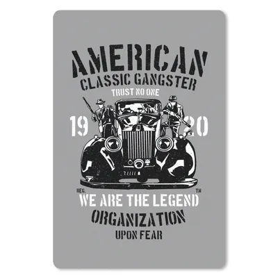 Produktbild von MuchoWow® Mauspad Mousepad Mancave - Auto - Waffen - Vintage 18x27 cm - Mousepads - Maus Mat - Pad - Mausunterlage