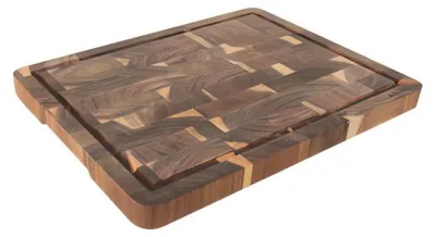 Obrázok produktu pre Ruhhy 26924 Doska na krájanie s drážkou 43 x 33 cm, akáciové drevo