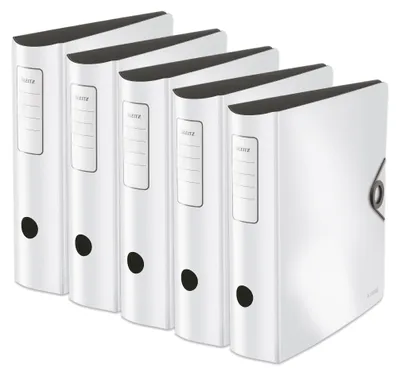 Productafbeelding van Ordner Active Solid, 82 mm, wit, verpakking met 5 stuks