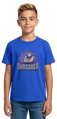 Produktbild von Spreadshirt Teenage Mutant Ninja Turtles Shredder Teenager T-Shirt, 152/164 (12-14 Jahre), Royalblau