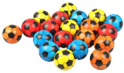 Produktbild von 4er Set Schaumgummi Fußball - ca. 4,5 cm