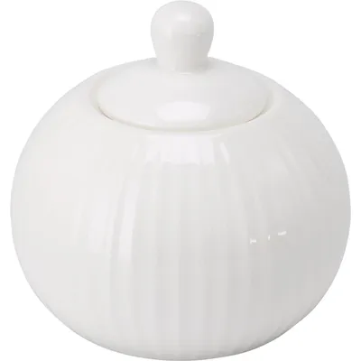 Obrázok produktu pre Sada 6 cukorníc zo porcelánu s vekom, biela – Excellent Houseware
