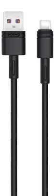 Obrázok produktu pre Kábel Xo z konektora usb-a na konektor usb-c 5a - rýchle nabíjanie + rýchly prenos dát - dĺžka 1 m