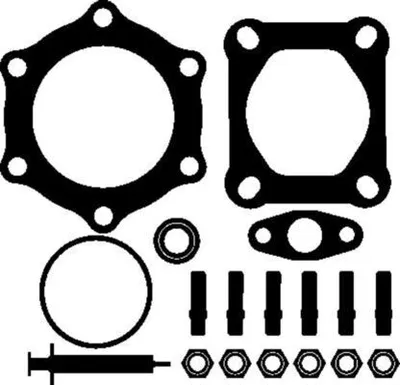 Produktbild von MAHLE 228 TA 17918 000 Montagesatz Turbolader für MAN TGX TGA TGS E 2000 F 2000
