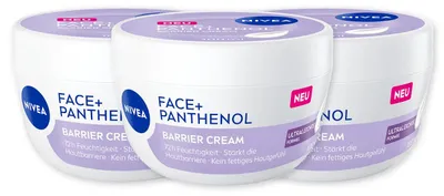 Produktbild von NIVEA FACE+ Panthenol Barrier Cream 3x100 ml