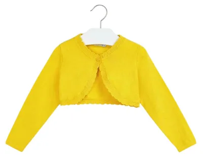 Produktbild von Mayoral Mädchen Pullover gelb Bolero zum Anziehen 104