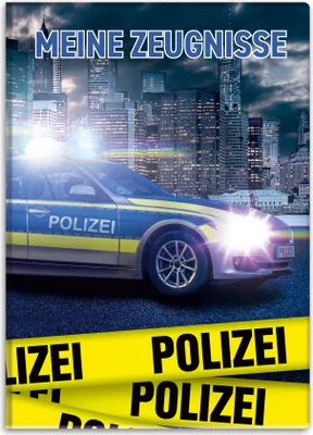 Zdjęcie produktu dla itenga teczka na certyfikat motyw policja DIN A4