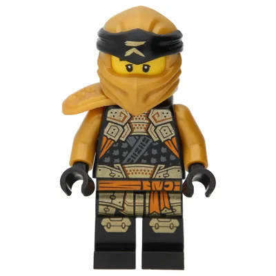 Produktbild von LEGO Ninjago: Cole in goldener Rüstung mit goldenem Katana