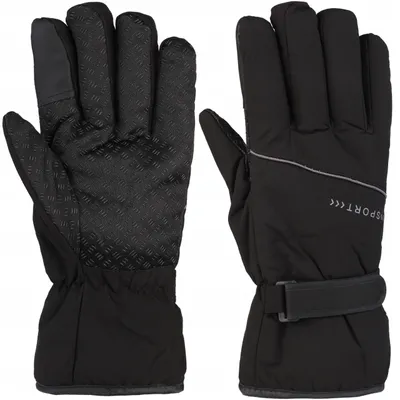 Produktbild von Herren Handschuhe Schwarz - warme Handschuhe - rutschfeste Handschuhe - Touchscreen Handschuhe - Winterhandschuhe