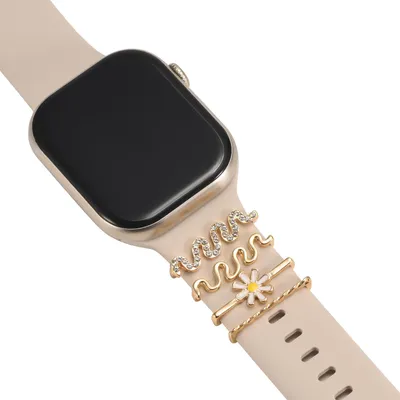 Productafbeelding van CoolGadget Smartwatch: Charmes voor horlogebanden, geschikt voor Apple Watch en Galaxy Watch. Sieraden, ringen, decoratieve lusjes, motieven, clips. Universeel, vlinderdesign
