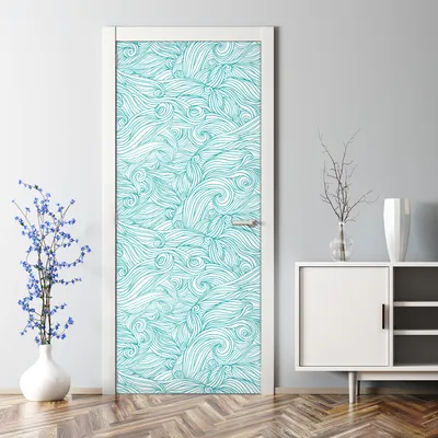 Produktbild von Dekorative Aufkleber selbstklebend Klebefolie Wandaufkleber Türposter Retro Kreise Muster 70 x 200 cm