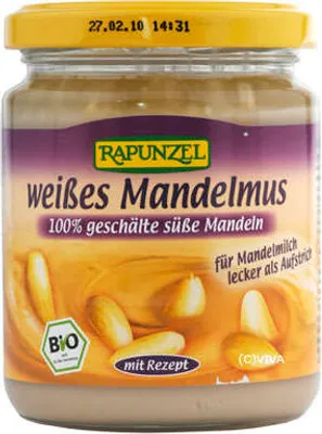 Produktbild von Rapunzel  weißes Mandelmus, 250 g