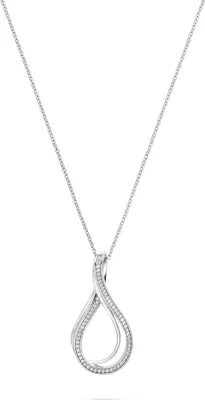 Productafbeelding van Jette - 88336089 - Ketting - Dames - 925 Zilver - gepolijst met Zirkonia - 70cm