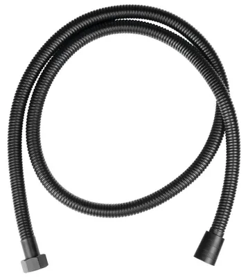 Zdjęcie produktu dla Metalowy wąż prysznicowy POWERFLEX, 120 cm, czarny matowy