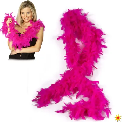 Produktbild von Federboa pink (1,80m lang)