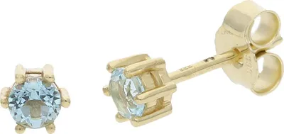 Produktbild von JuwelmaLux Ohrstecker 333 Gold echter Blautopas JL39-06-0487