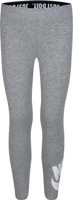 Zdjęcie produktu dla Nike Kids A See Legginsy szare 6-7 lat chłopcy,dziewczynki szare 6-7 lat