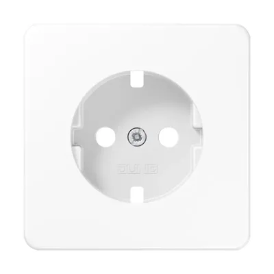 Immagine prodotto di Piastra centrale per presa Schuko - Piastra di copertura per presa a muro bianca CD1520PLWW