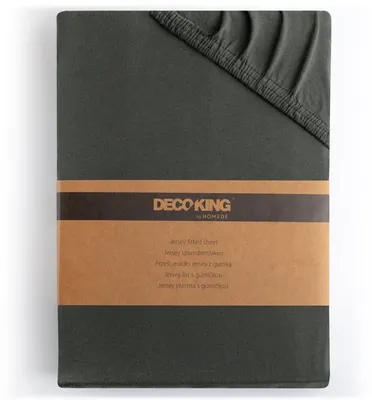 Produktbild von DecoKing Spannbettlaken 200x200 200x220 cm 100% gekämmte Baumwolle Amber