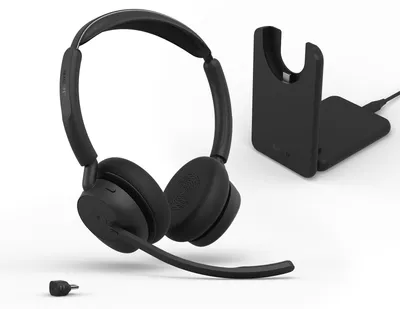 Produktbild von Jabra Evolve3 45 kabelloses Bluetooth-Headset mit Mikrofon, USB-C, MS Teams