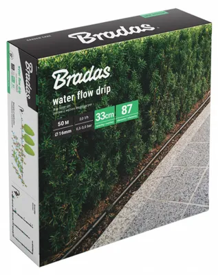 BRADAS Tropfschlauch-Set WATER FLOW DRIP 50m mit Zubehör
