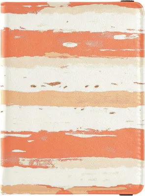 Immagine prodotto di Custodia in pelle per passaporto, adatta sia per uomo che per donna, ideale per viaggi e documenti, utilizzabile come organizer e protezione, impermeabile, disponibile nei colori corallo, beige e bianco