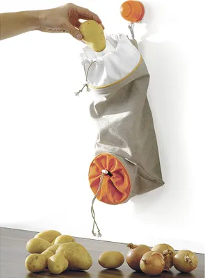 Immagine prodotto di Sacchetto Mastrad per patate da 3,5 kg, arancione/naturale