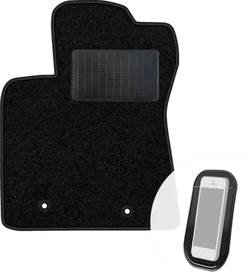 Produktbild von moto-MOLTICO Fahrer Fußmatte Auto Velours Fahrerseite Autoteppiche Schwarz Fahrermatte 1-teilig passend für Toyota Land Cruiser 100 1998-2007