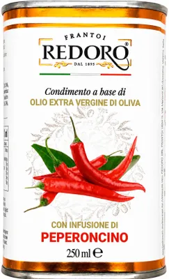 Image de Huile d'olive extra vierge pimentée Redoro, 250 ml