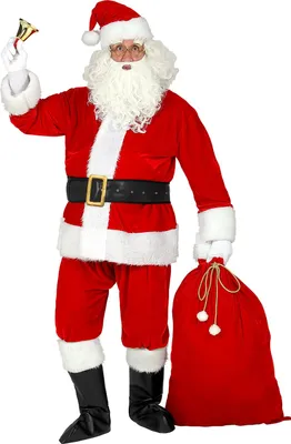 Produktbild von WIDMANN Erwachsenenkostüm Weihnachtsmann rot Größe L/XL