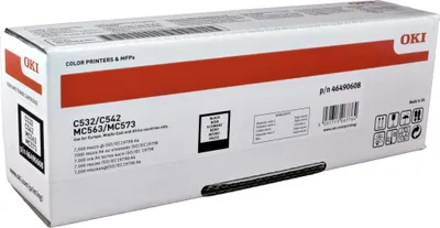 Produktbild von OKI 46490608, 7000 Seiten, Schwarz, 1 Stück(e)