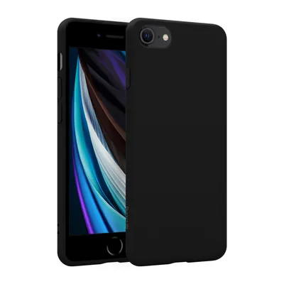 Produktbild von Crong Color Cover - Hülle iPhone SE (2022/2020) / 8 / 7 (schwarz)