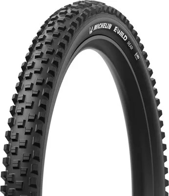 Zdjęcie produktu dla Michelin E-WILD REAR Performance Line 65-584 czarny – składana opona do rowerów elektrycznych MTB z...