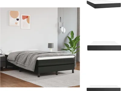 Obrázok produktu pre vidaXL Taštičkový matrac čierny 120x200x20 cm Imitácia kože - Matrace