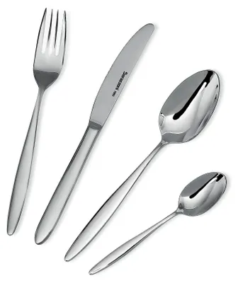 Besteck-Set 24-teilig, Edelstahl 18/10, silber, poliert