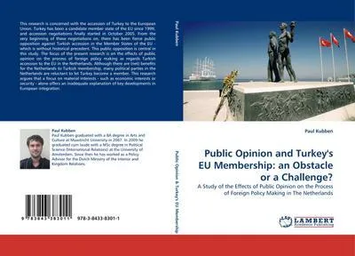 Produktbild von Public Opinion and Turkey's EU Membership: an Obstacle or a Challenge?