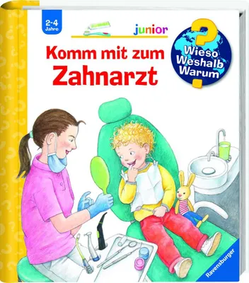 Illustration of a child at the dentist's office.