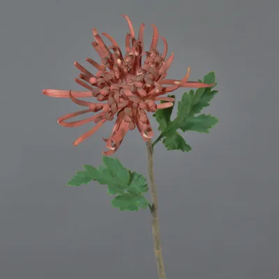 Produktbild von artplants.de Dekoblume Chrysantheme YASULI, Burgunderrot, 70 cm - Künstliche Stielblume
