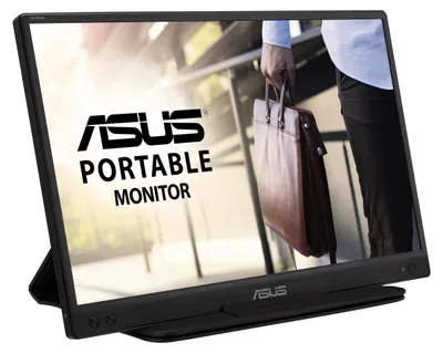 Produktbild von ASUS ZenScreen MB166C, 39,6 cm (15.6"), 1920 x 1080 Pixel, Full HD, LED, 5 ms, Schwarz