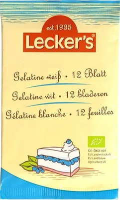 Productafbeelding van Leckers Gelatine Wit (12 stuks)