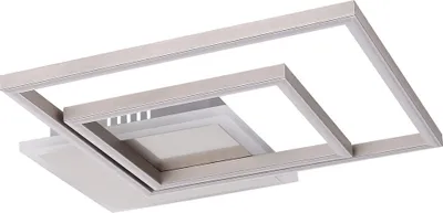 Produktbild von LED Deckenleuchte, rechteckig, nickel-matt, L 37 cm