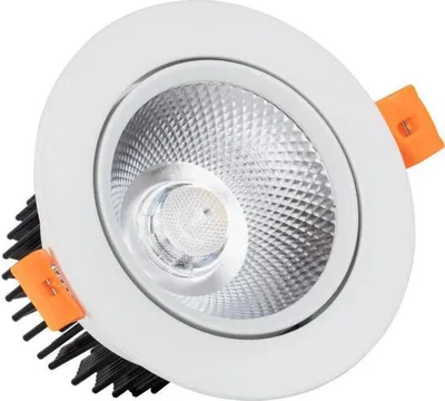 Produktbild von LED Downlight Einbaustrahler 12W Rund COB CRI90 Dimmbar Ausschnitt Ø 90 mm 4000K Neutralweiß